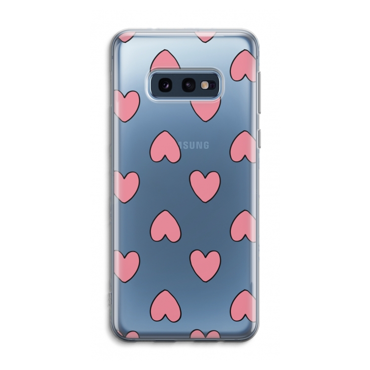 Ondersteboven verliefd: Samsung Galaxy S10e Transparant Hoesje