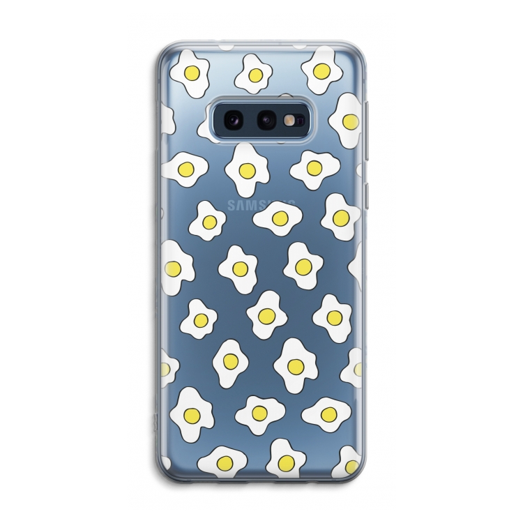 Spiegeleitjes: Samsung Galaxy S10e Transparant Hoesje