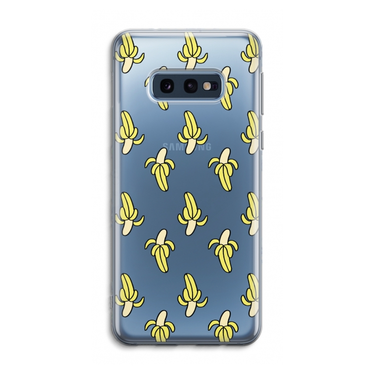 Bananas: Samsung Galaxy S10e Transparant Hoesje