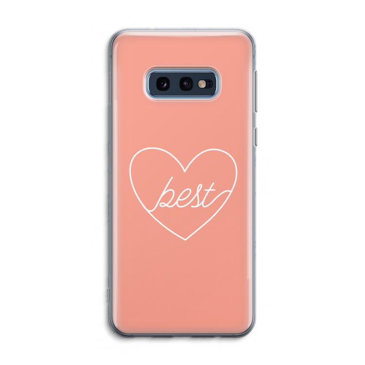 Best heart: Samsung Galaxy S10e Transparant Hoesje