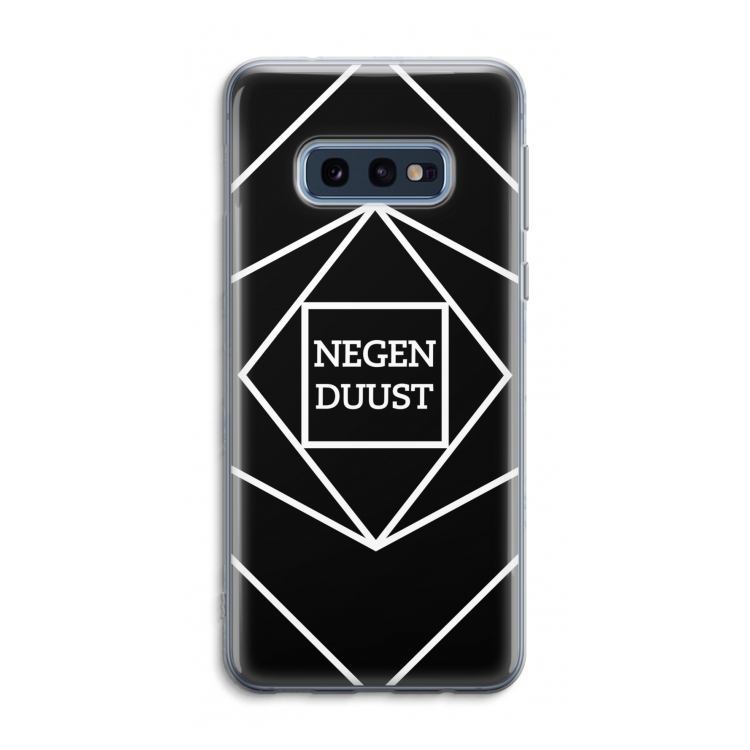 Negenduust geometrisch: Samsung Galaxy S10e Transparant Hoesje
