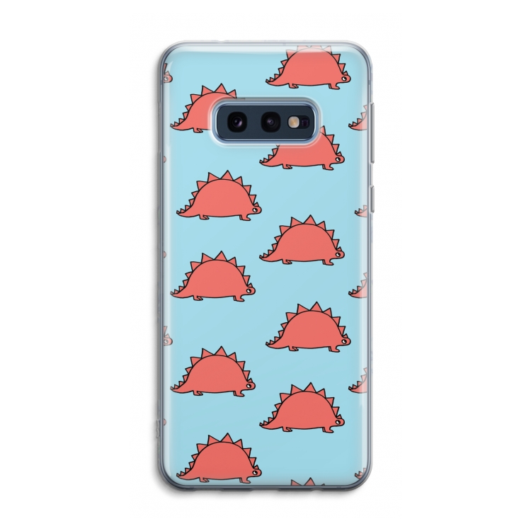 Dinosawrr: Samsung Galaxy S10e Transparant Hoesje