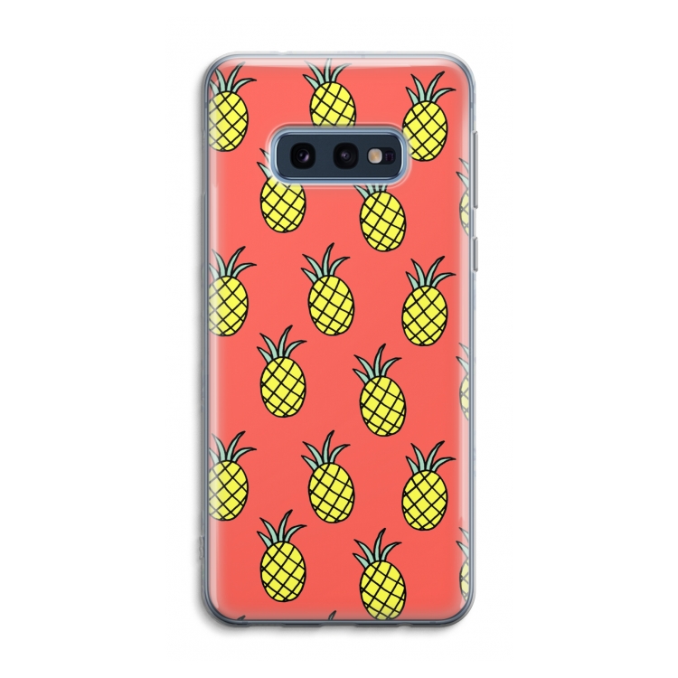 Ananas: Samsung Galaxy S10e Transparant Hoesje