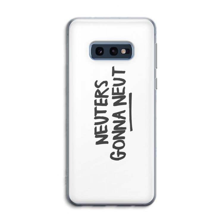 Neuters: Samsung Galaxy S10e Transparant Hoesje