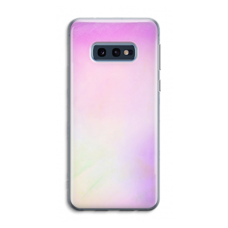 Flow mist pastel: Samsung Galaxy S10e Transparant Hoesje