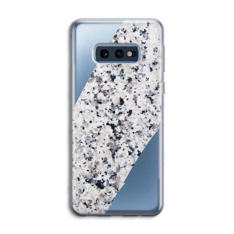 Gespikkelde marmer: Samsung Galaxy S10e Transparant Hoesje