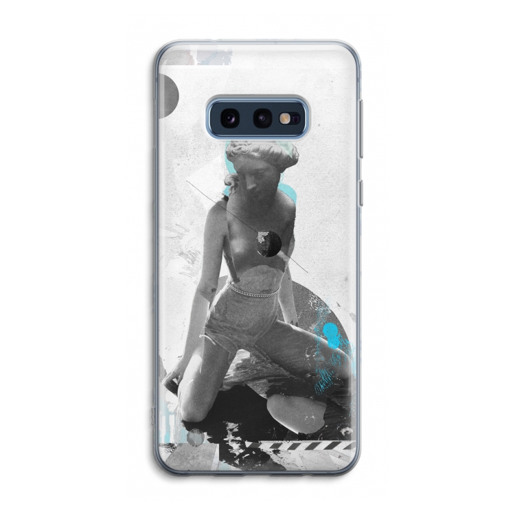 I will not feel a thing: Samsung Galaxy S10e Transparant Hoesje