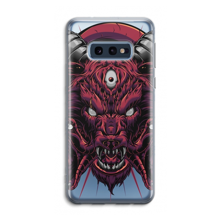 Hell Hound and Serpents: Samsung Galaxy S10e Transparant Hoesje