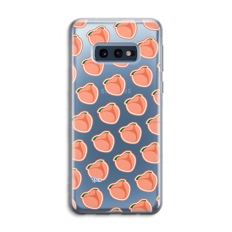 Just peachy: Samsung Galaxy S10e Transparant Hoesje