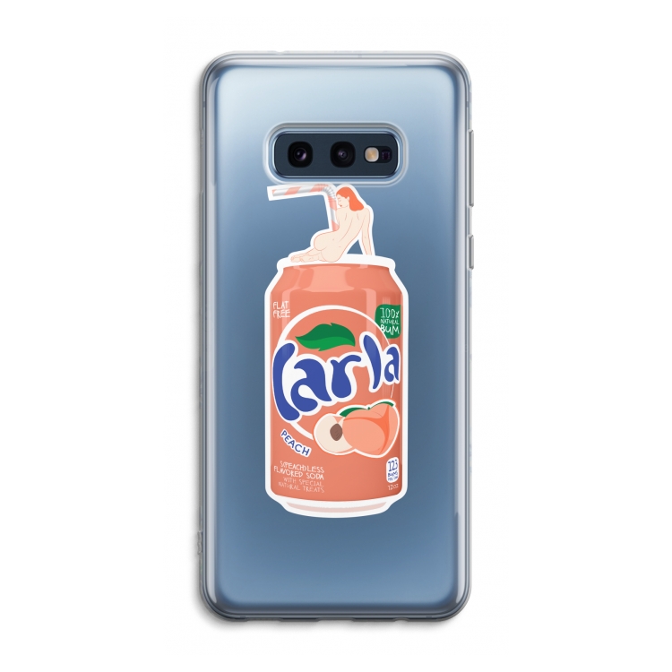 S(peach)less: Samsung Galaxy S10e Transparant Hoesje