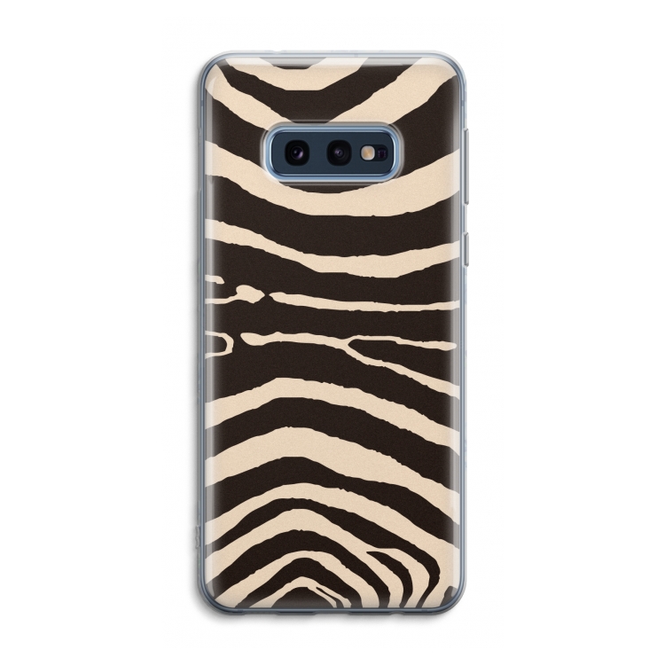 Arizona Zebra: Samsung Galaxy S10e Transparant Hoesje