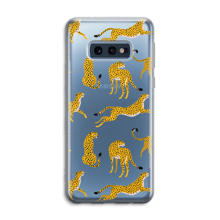 Luipaard: Samsung Galaxy S10e Transparant Hoesje