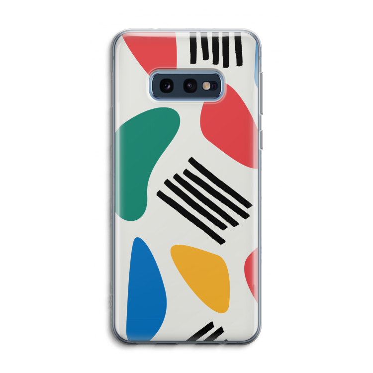 Illustratieve pop 1: Samsung Galaxy S10e Transparant Hoesje