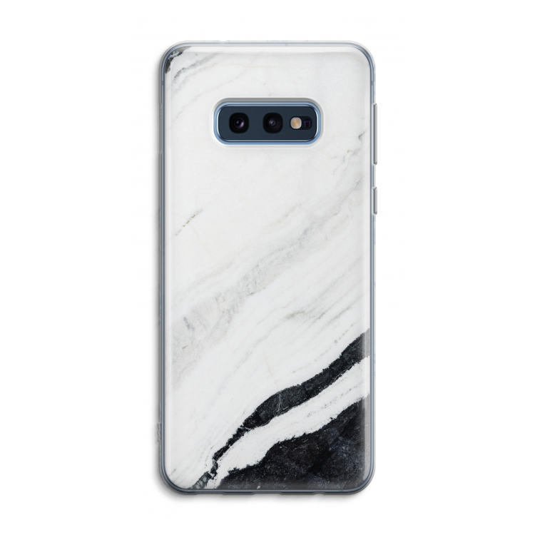 Elegante marmer: Samsung Galaxy S10e Transparant Hoesje