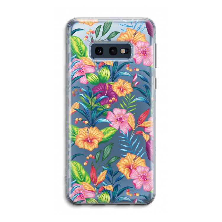 Tropisch 2: Samsung Galaxy S10e Transparant Hoesje