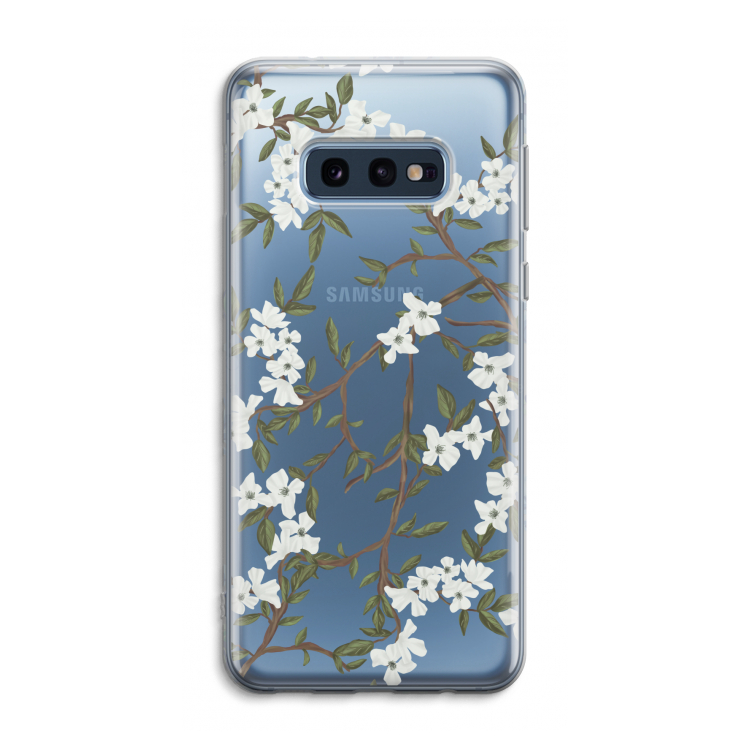 Blossoming spring: Samsung Galaxy S10e Transparant Hoesje