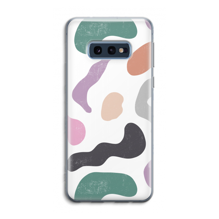 Memphis Shapes: Samsung Galaxy S10e Transparant Hoesje