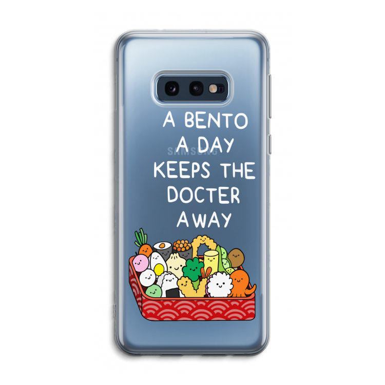 Bento a day: Samsung Galaxy S10e Transparant Hoesje