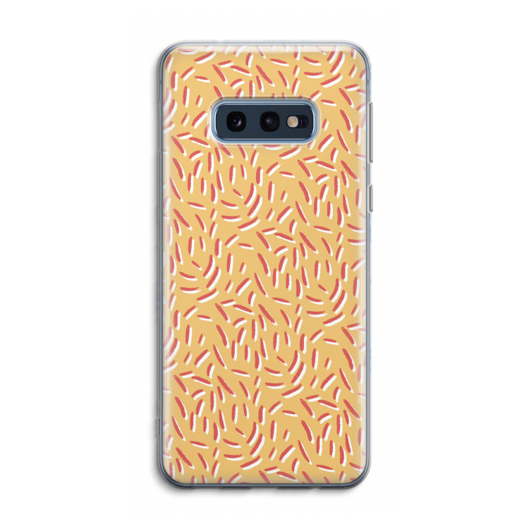 Camouflage: Samsung Galaxy S10e Transparant Hoesje