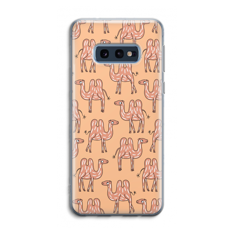 Kameel: Samsung Galaxy S10e Transparant Hoesje