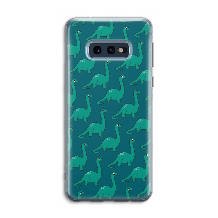 Diplodocus: Samsung Galaxy S10e Transparant Hoesje