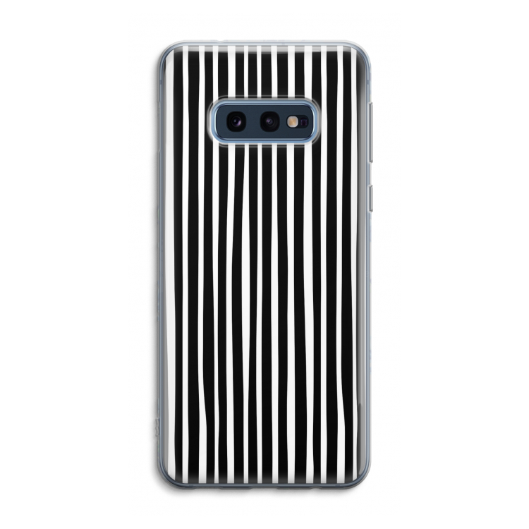 Stripes: Samsung Galaxy S10e Transparant Hoesje