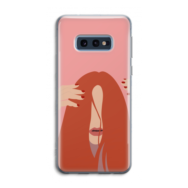 Woke up like this: Samsung Galaxy S10e Transparant Hoesje