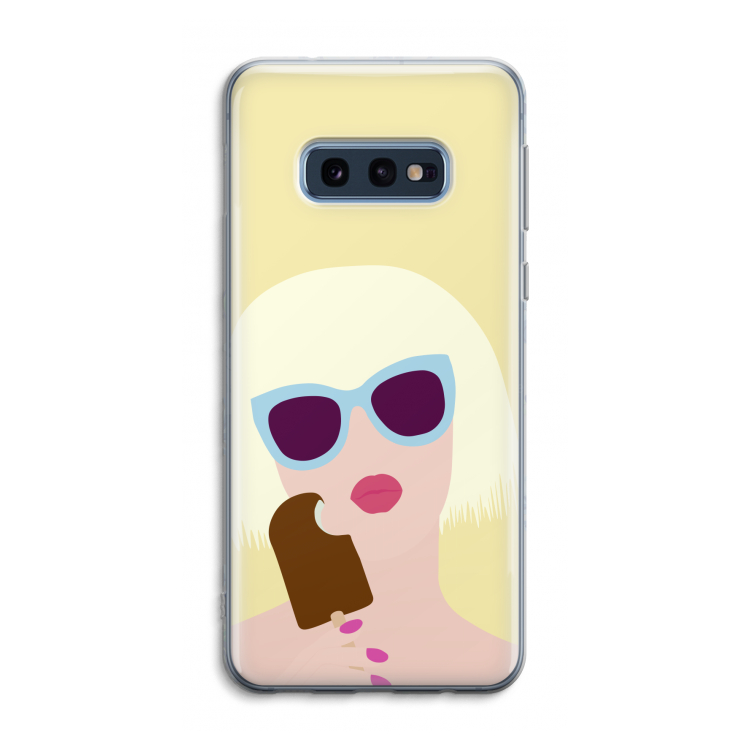 Ice cream: Samsung Galaxy S10e Transparant Hoesje
