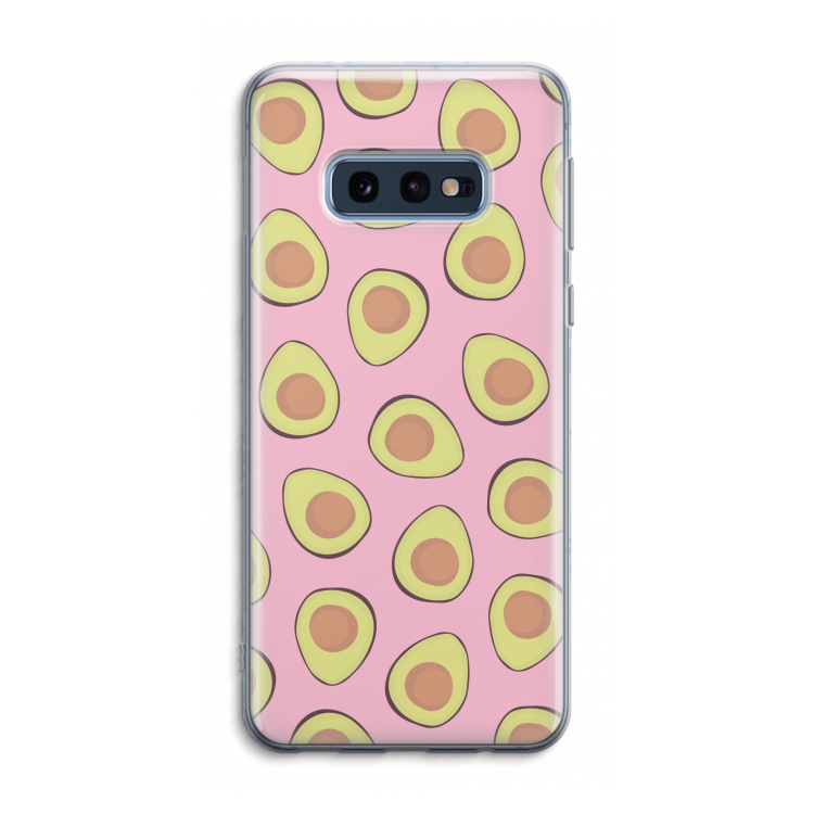 Dancing avocados: Samsung Galaxy S10e Transparant Hoesje