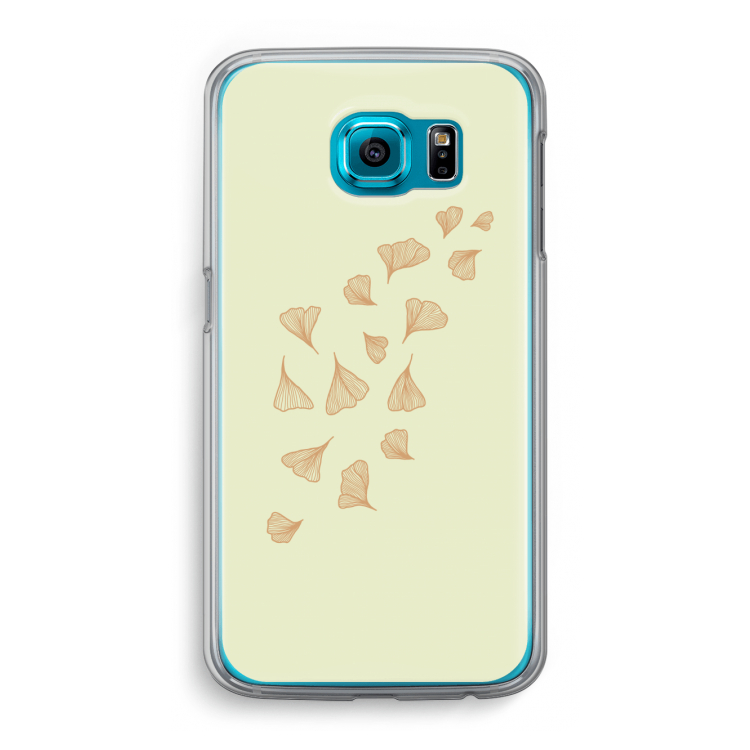 Falling Leaves: Samsung Galaxy S6 Transparant Hoesje