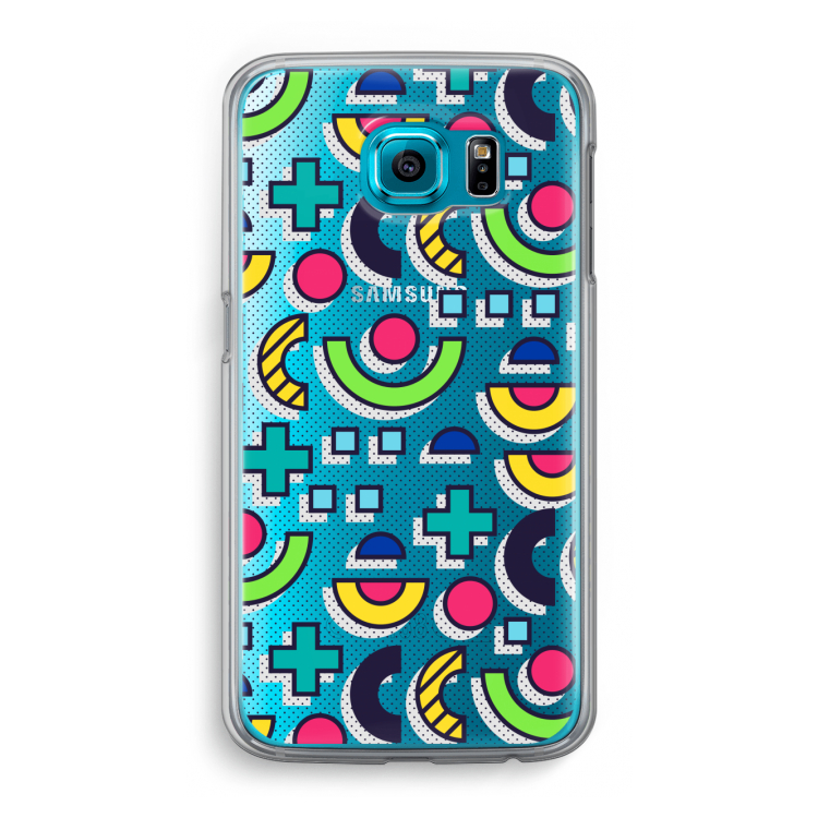8-bit N°6: Samsung Galaxy S6 Transparant Hoesje