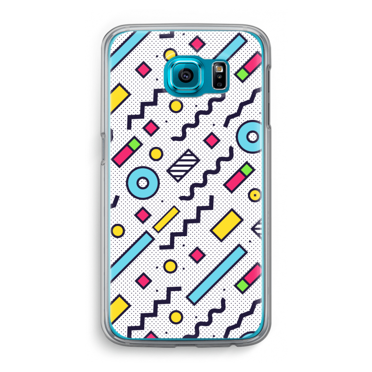 8-bit N°8: Samsung Galaxy S6 Transparant Hoesje