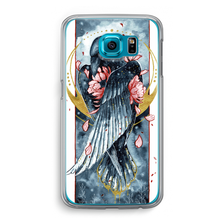 Golden Raven: Samsung Galaxy S6 Transparant Hoesje