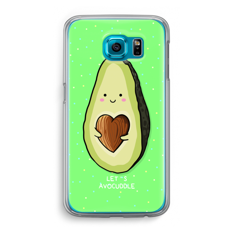 Avocuddle: Samsung Galaxy S6 Transparant Hoesje