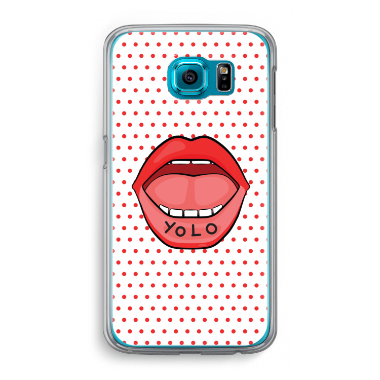 Yolo Denise: Samsung Galaxy S6 Transparant Hoesje