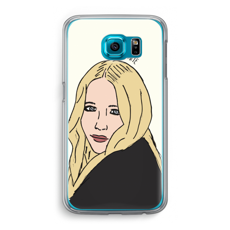 Mary Kate: Samsung Galaxy S6 Transparant Hoesje