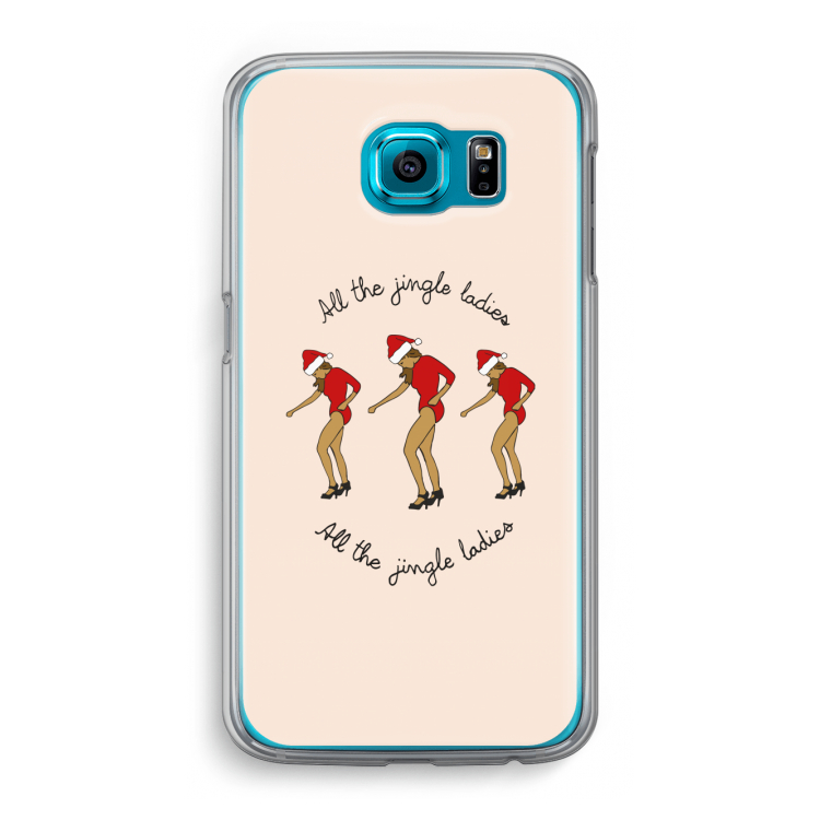 Jingle Ladies: Samsung Galaxy S6 Transparant Hoesje