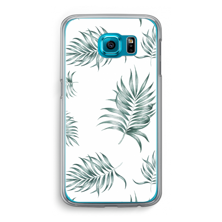 Simple leaves: Samsung Galaxy S6 Transparant Hoesje