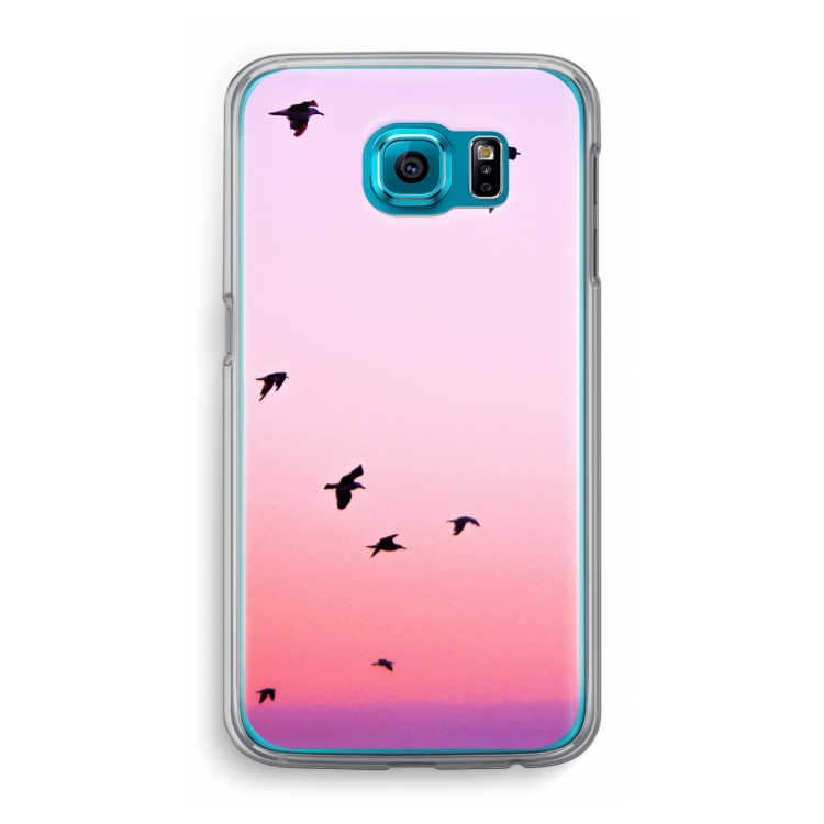Fly away: Samsung Galaxy S6 Transparant Hoesje