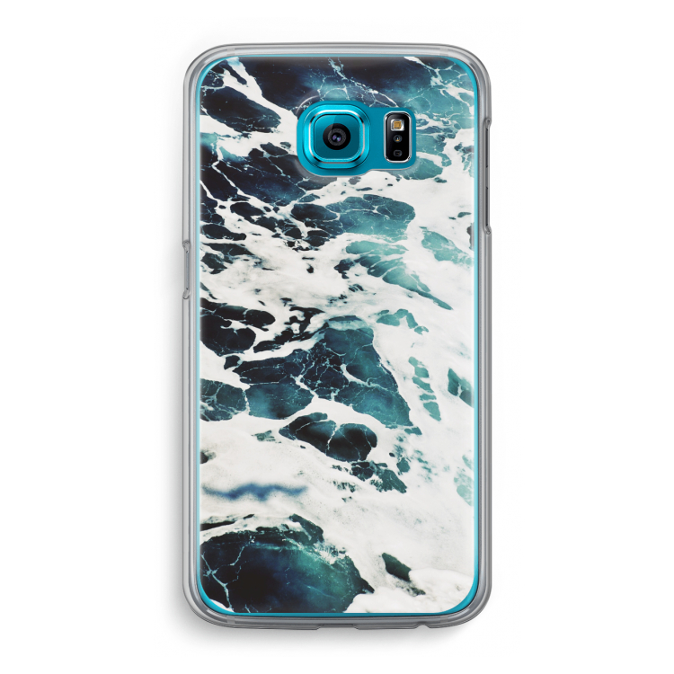 Golven: Samsung Galaxy S6 Transparant Hoesje