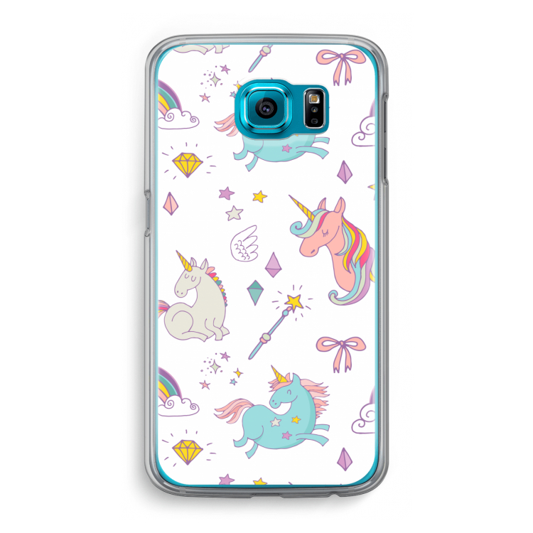 Fantasiewereld: Samsung Galaxy S6 Transparant Hoesje