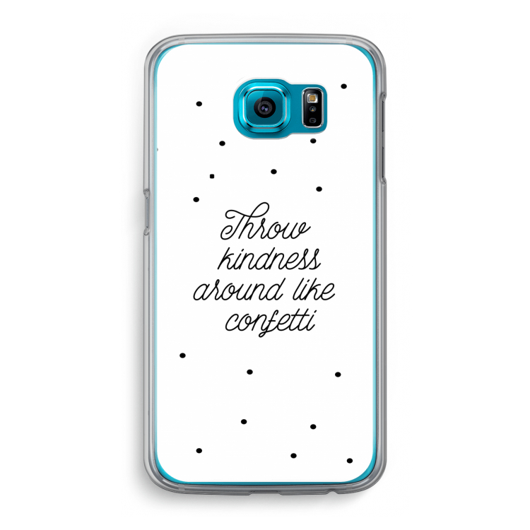 Confetti: Samsung Galaxy S6 Transparant Hoesje