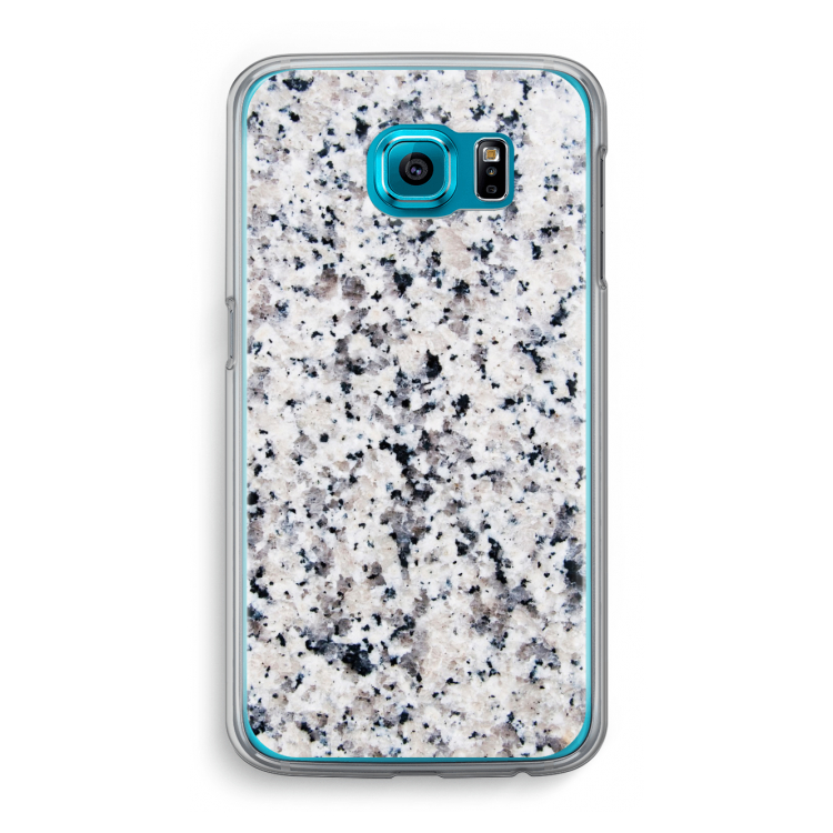 Gespikkelde marmer: Samsung Galaxy S6 Transparant Hoesje
