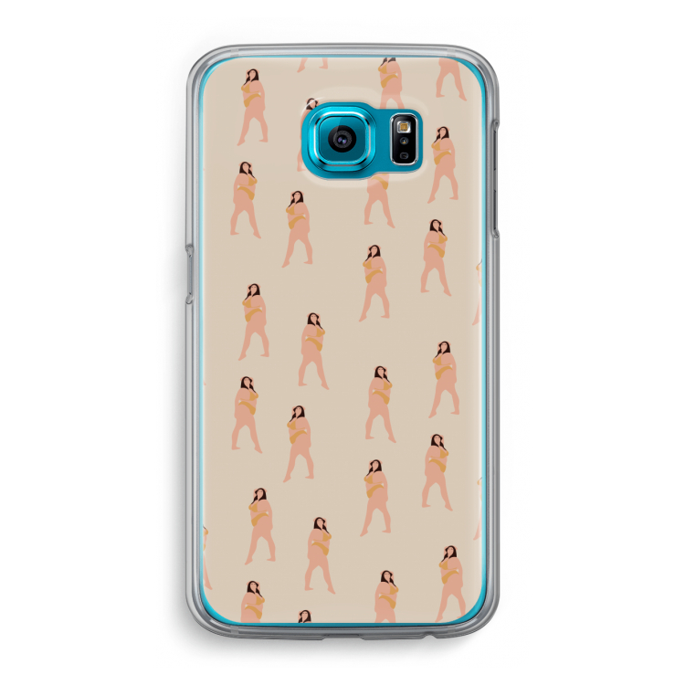 You're so golden: Samsung Galaxy S6 Transparant Hoesje