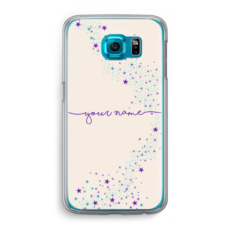 Sterren: Samsung Galaxy S6 Transparant Hoesje