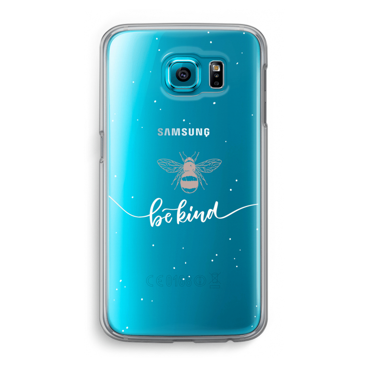 Be(e) kind: Samsung Galaxy S6 Transparant Hoesje