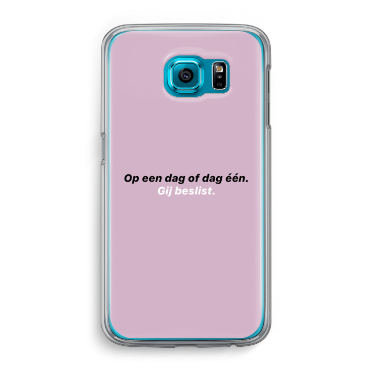 gij beslist: Samsung Galaxy S6 Transparant Hoesje