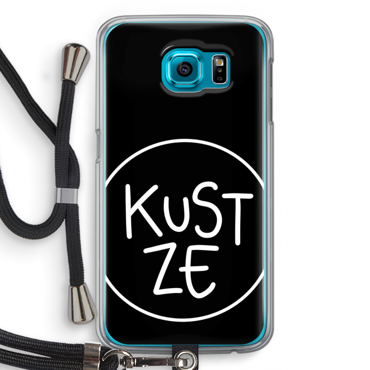 KUST ZE: Samsung Galaxy S6 Transparant Hoesje met koord
