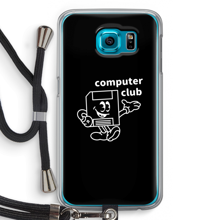 Floppyhead: Samsung Galaxy S6 Transparant Hoesje met koord