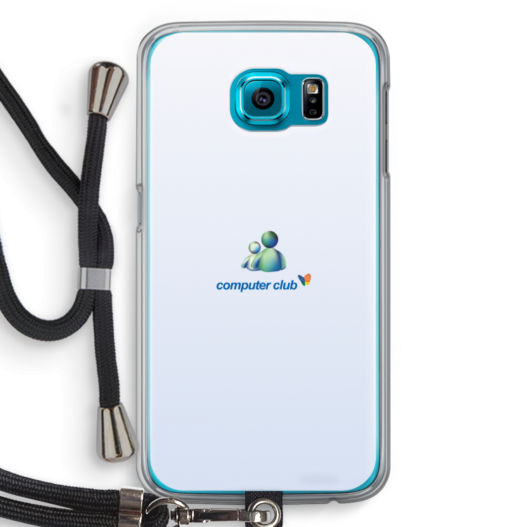 MSN: Samsung Galaxy S6 Transparant Hoesje met koord